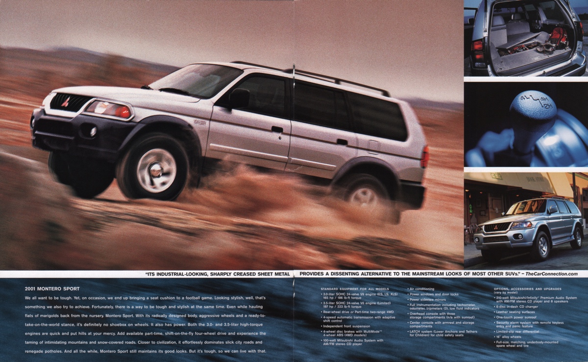 2001 Mitsubishi Full Line Brochure Page 12